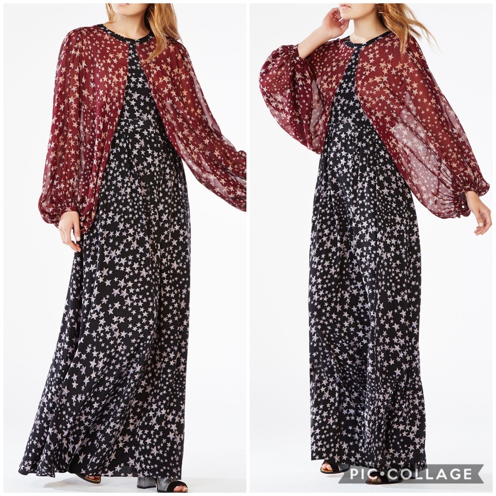 BCBGMaxAzria Runway Star Maxi Dress Gown